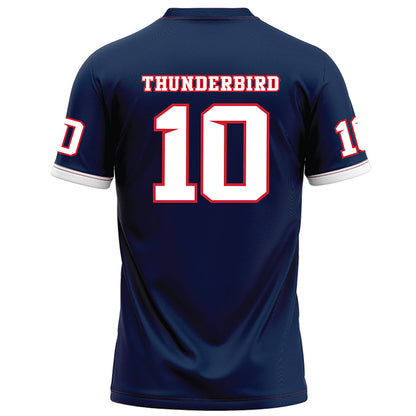 Fresno State - NCAA Football : Kvion Thunderbird - Blue Football Jersey-1