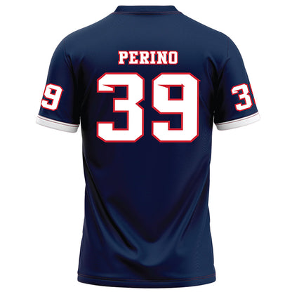 Fresno State - NCAA Football : Chase Perino - Blue Football Jersey-1