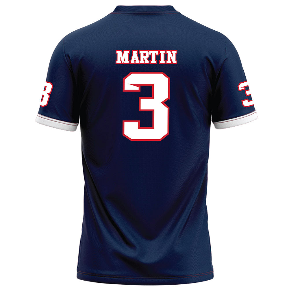 Fresno State - NCAA Football : Khristian Martin - Blue Football Jersey-1