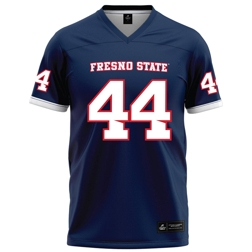 Fresno State - NCAA Football : Deijon Laffitte - Blue Football Jersey-0