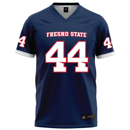 Fresno State - NCAA Football : Deijon Laffitte - Blue Football Jersey-0