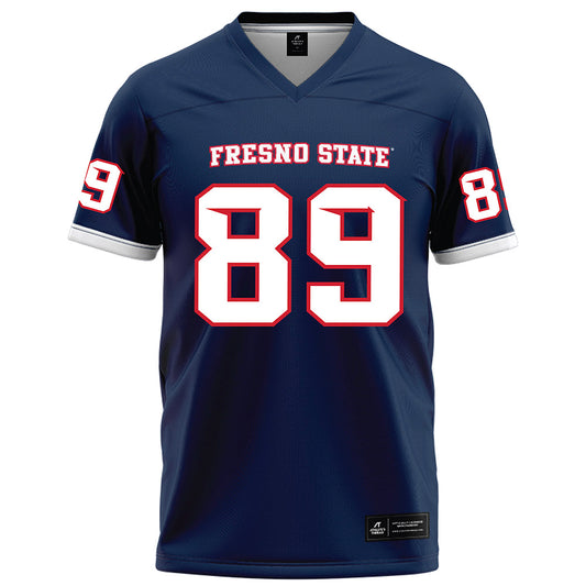 Fresno State - NCAA Football : Mordecai Hines - Blue Football Jersey-0