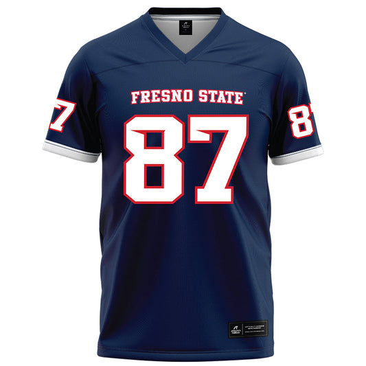 Fresno State - NCAA Football : Jake Appleget - Blue Football Jersey-0
