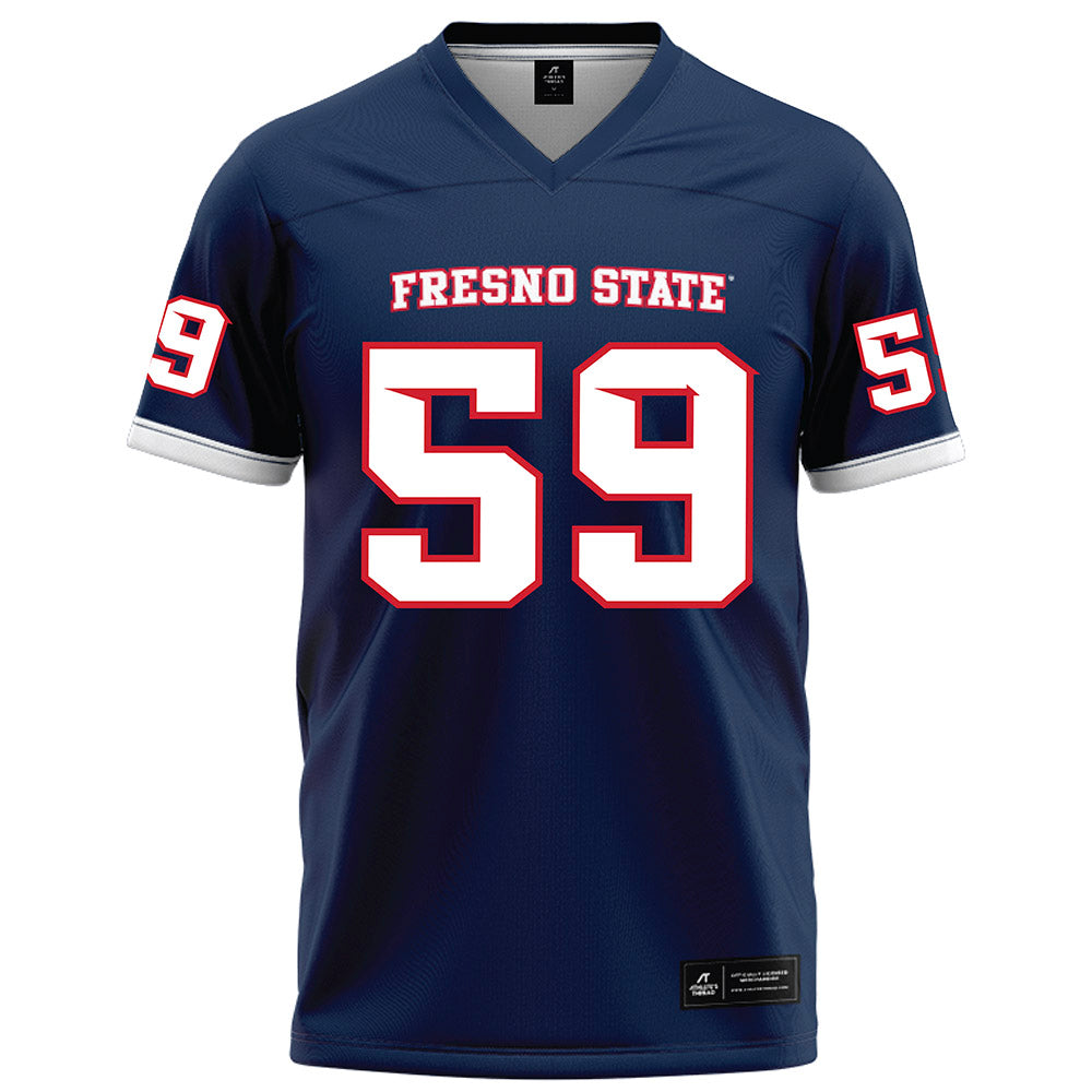 Fresno State - NCAA Football : Alex Rivera - Blue Football Jersey-0