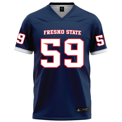 Fresno State - NCAA Football : Alex Rivera - Blue Football Jersey-0
