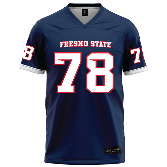 Fresno State - NCAA Football : Marquise Thorpe-Taylor - Blue Football Jersey-0
