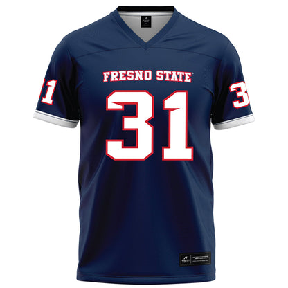 Fresno State - NCAA Football : Brandon Ramirez - Blue Football Jersey-0