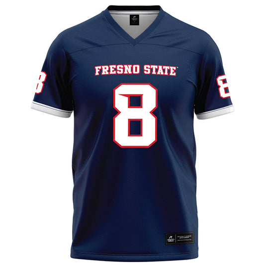 Fresno State - NCAA Football : Martin Owusu - Blue Football Jersey-0