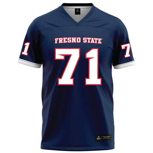 Fresno State - NCAA Football : Rolan Fullwood - Blue Football Jersey-0