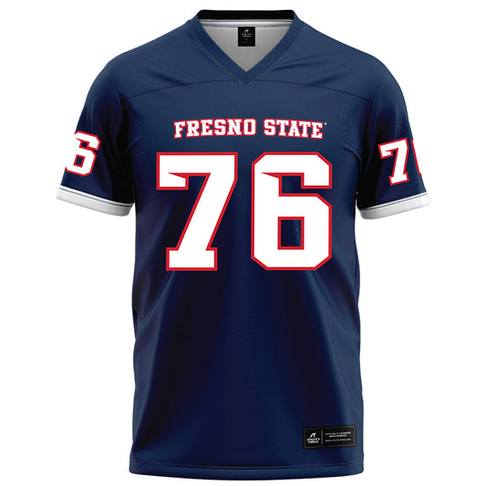 Fresno State - NCAA Football : Brayden Walton - Blue Football Jersey-0