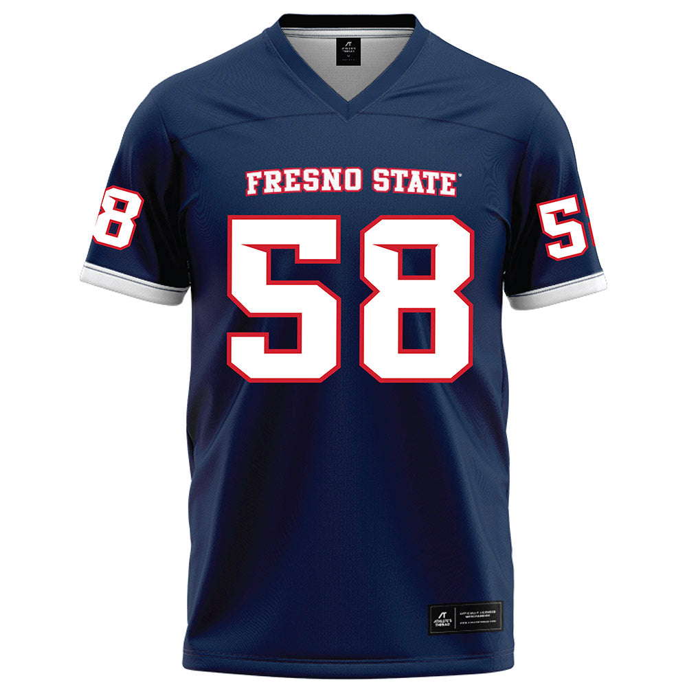Fresno State - NCAA Football : Efren Siuloa - Blue Football Jersey-0