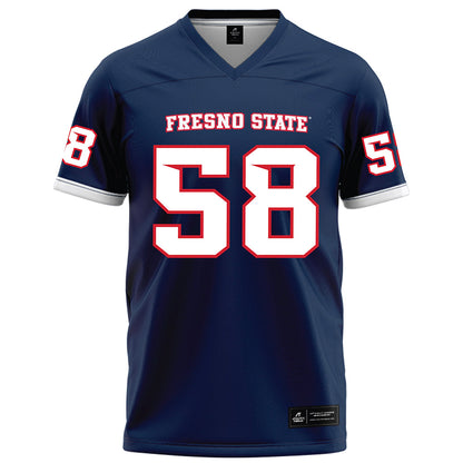 Fresno State - NCAA Football : Efren Siuloa - Blue Football Jersey-0