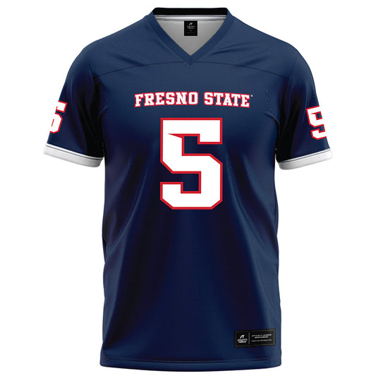 Fresno State - NCAA Football : Simeon Harris - Blue Football Jersey-0