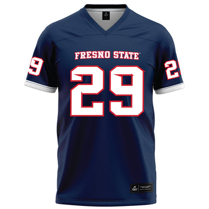 Fresno State - NCAA Football : Malakai Sumter - Blue Football Jersey-0