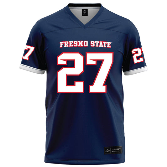 Fresno State - NCAA Football : Tariq Thomas - Blue Football Jersey-0