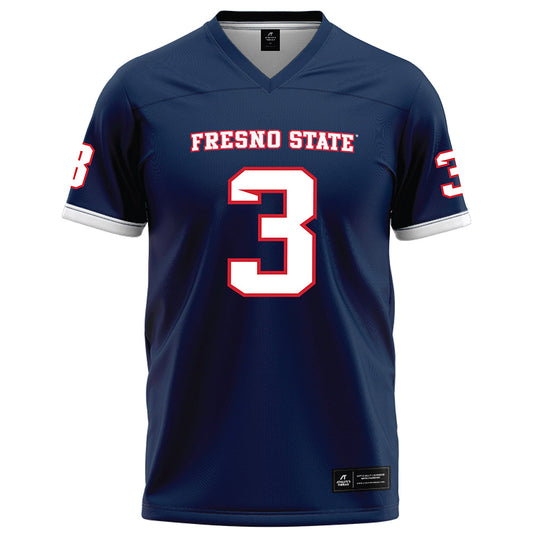 Fresno State - NCAA Football : Khristian Martin - Blue Football Jersey-0