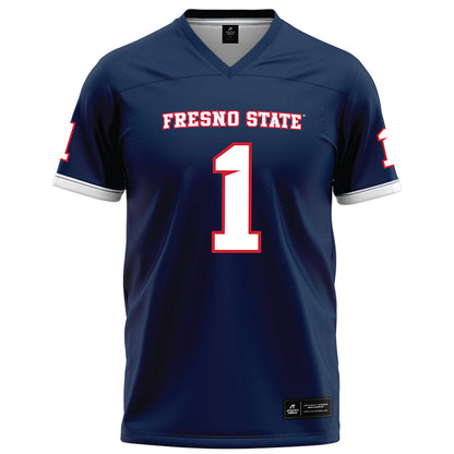 Fresno State - NCAA Football : Jahlil McClain - Blue Football Jersey-0