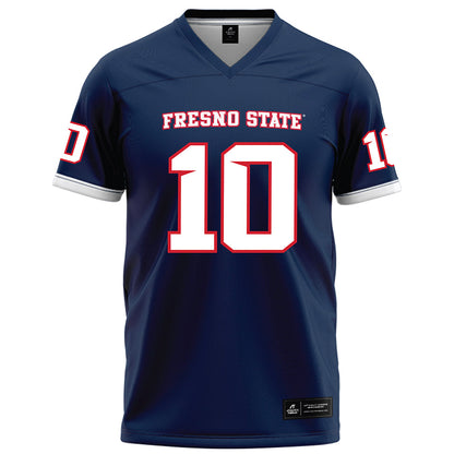 Fresno State - NCAA Football : Kvion Thunderbird - Blue Football Jersey-0