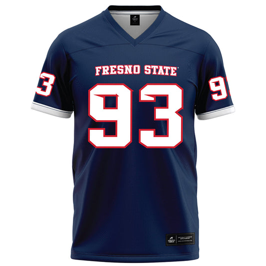 Fresno State - NCAA Football : Bryson Harrington - Blue Football Jersey-0