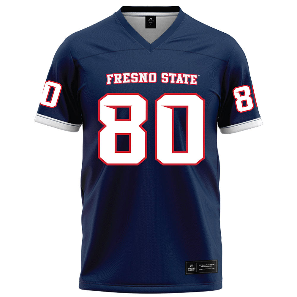 Fresno State - NCAA Football : Jaylen Garrison - Blue Football Jersey-0