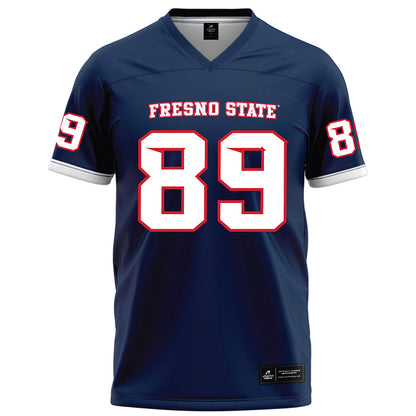 Fresno State - NCAA Football : Brock Lium - Blue Football Jersey-0