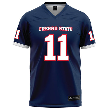 Fresno State - NCAA Football : Jayon Farrar - Blue Football Jersey-0