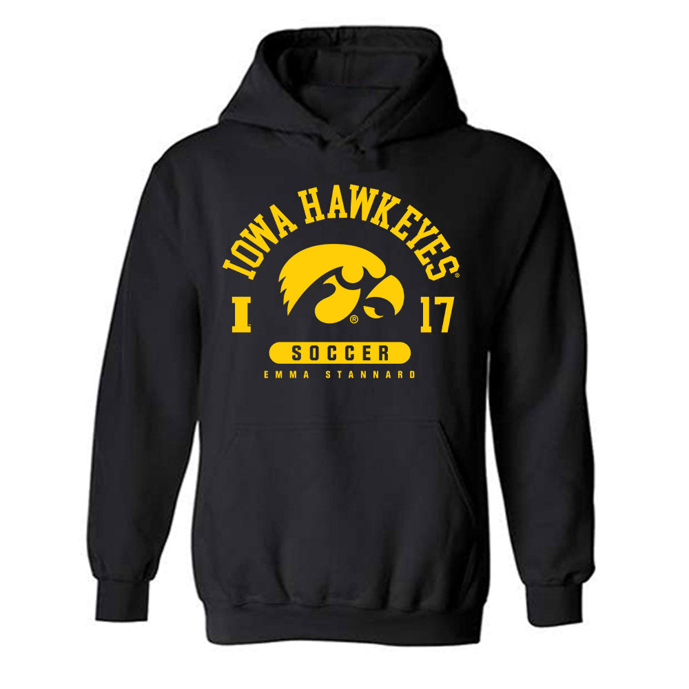 Iowa - NCAA Women's Soccer : Emma Stannard - Classic Fashion Shersey Hooded Sweatshirt-0