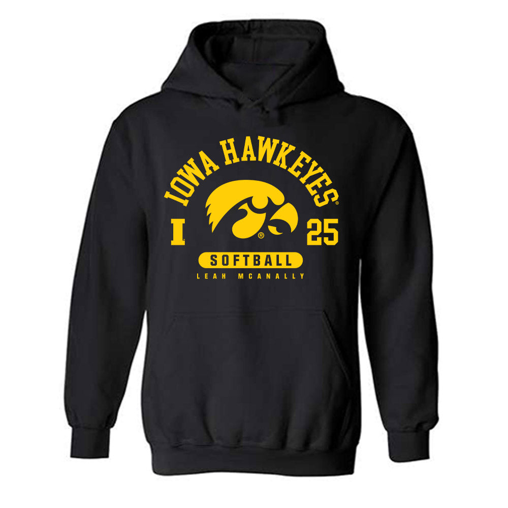 Iowa - NCAA Softball : Leah McAnally - Classic Fashion Shersey Hooded Sweatshirt-0