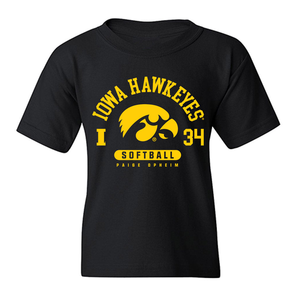 Iowa - NCAA Softball : Paige Opheim - Classic Fashion Shersey Youth T-Shirt-0