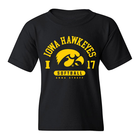 Iowa - NCAA Softball : Anna Streff - Classic Fashion Shersey Youth T-Shirt-0