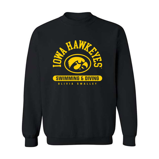 Iowa - NCAA Women's Swimming & Diving : Olivia Swalley - Classic Fashion Shersey Crewneck Sweatshirt-0