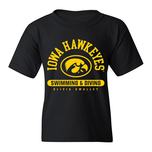 Iowa - NCAA Women's Swimming & Diving : Olivia Swalley - Classic Fashion Shersey Youth T-Shirt-0