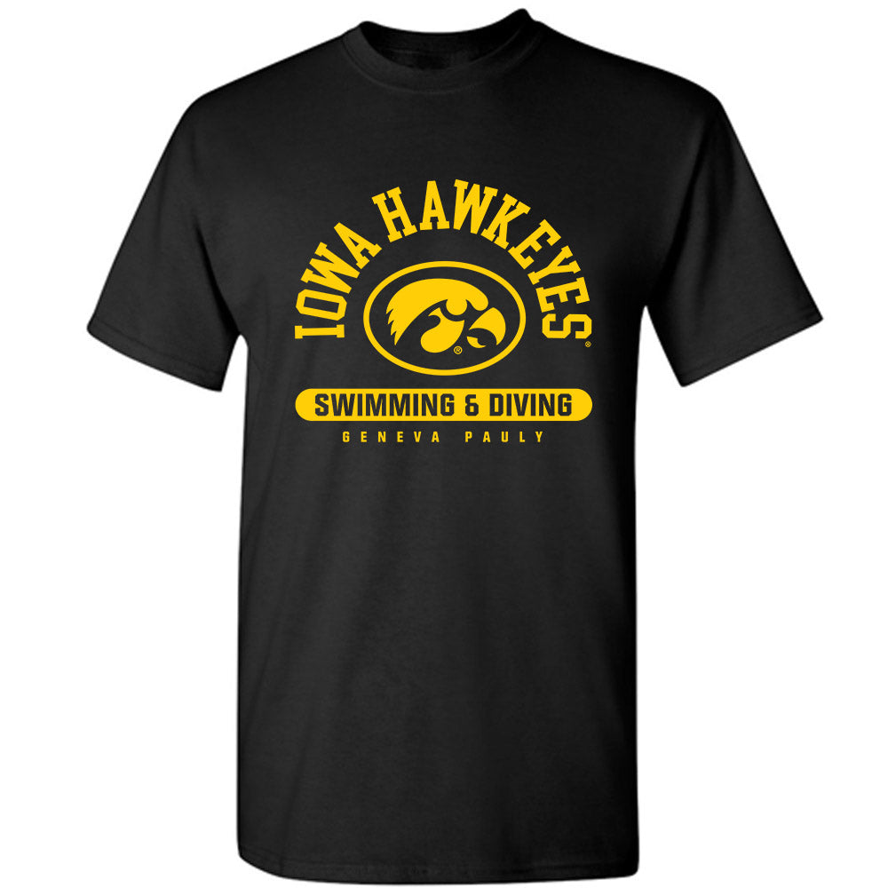 Iowa - NCAA Women's Swimming & Diving : Geneva Pauly - Classic Fashion Shersey T-Shirt-0