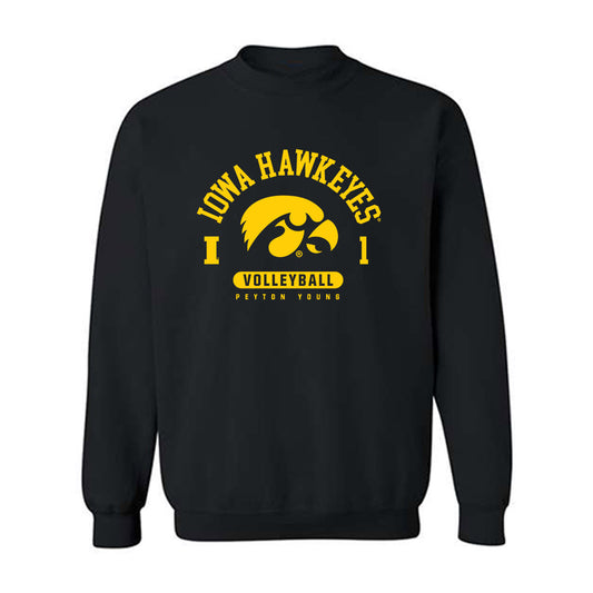 Iowa - NCAA Women's Volleyball : Peyton Young - Classic Fashion Shersey Crewneck Sweatshirt-0