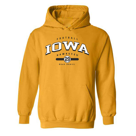 Iowa - NCAA Football : Noah Daniel - Classic Fashion Shersey Hooded Sweatshirt-0