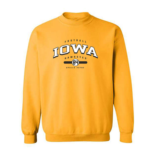 Iowa - NCAA Football : Apollo Payne - Classic Fashion Shersey Crewneck Sweatshirt-0