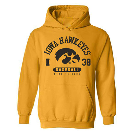 Iowa - NCAA Baseball : Beau Leisure - Classic Fashion Shersey Hooded Sweatshirt-0