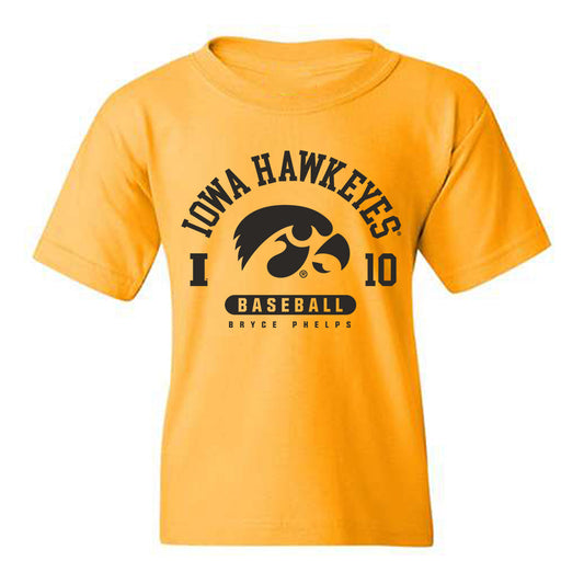 Iowa - NCAA Baseball : Bryce Phelps - Classic Fashion Shersey Youth T-Shirt-0