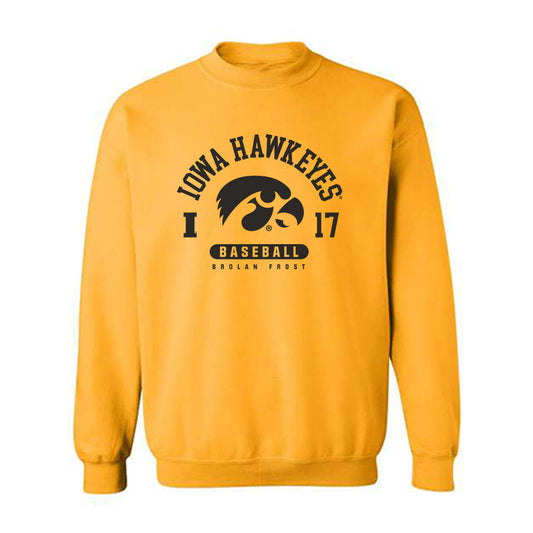 Iowa - NCAA Baseball : Brolan Frost - Classic Fashion Shersey Crewneck Sweatshirt-0