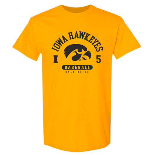 Iowa - NCAA Baseball : Kyle Alivo - Classic Fashion Shersey T-Shirt-0