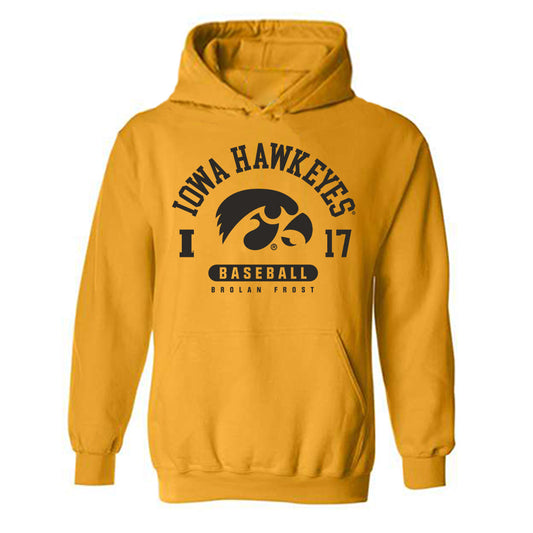 Iowa - NCAA Baseball : Brolan Frost - Classic Fashion Shersey Hooded Sweatshirt-0