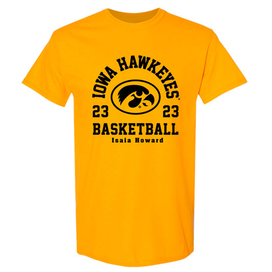 Iowa - NCAA Men's Basketball : Isaia Howard - Classic Fashion Shersey T-Shirt-0