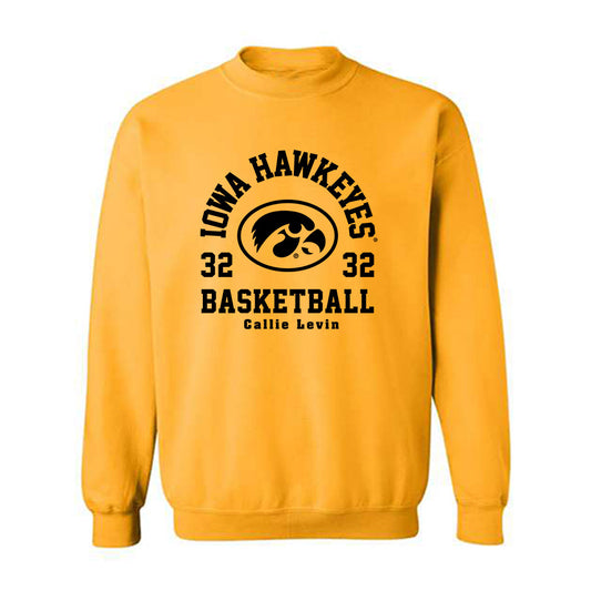 Iowa - NCAA Women's Basketball : Callie Levin - Classic Fashion Shersey Crewneck Sweatshirt-0