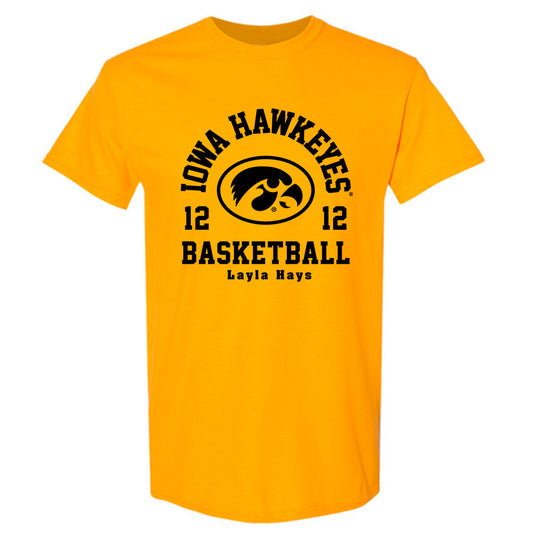 Iowa - NCAA Women's Basketball : Layla Hays - Classic Fashion Shersey T-Shirt-0