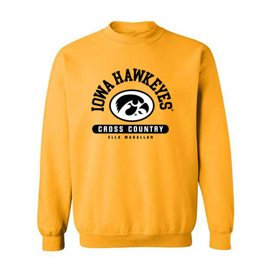 Iowa - NCAA Women's Cross Country : Ella Magallan - Classic Fashion Shersey Crewneck Sweatshirt-0