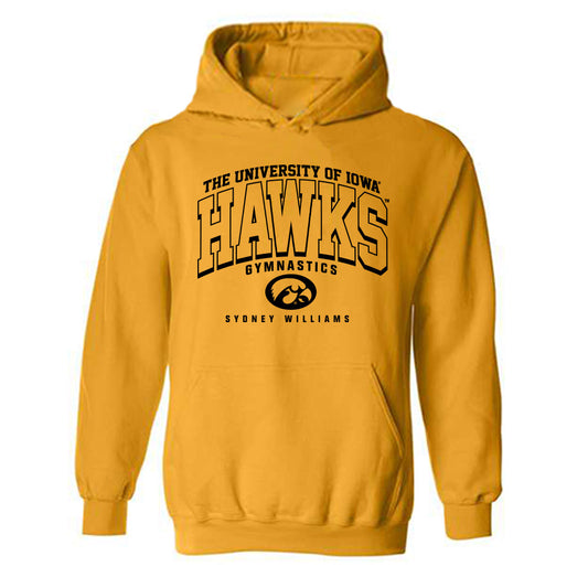 Iowa - NCAA Women's Gymnastics : Sydney Williams - Classic Fashion Shersey Hooded Sweatshirt-0