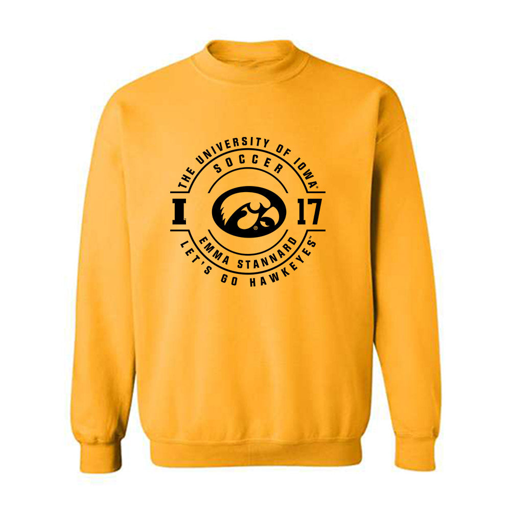 Iowa - NCAA Women's Soccer : Emma Stannard - Classic Fashion Shersey Crewneck Sweatshirt-0