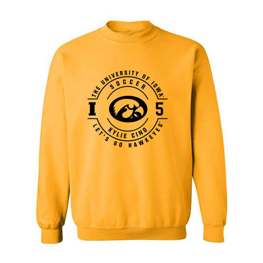 Iowa - NCAA Women's Soccer : Kylie Cino - Classic Fashion Shersey Crewneck Sweatshirt-0
