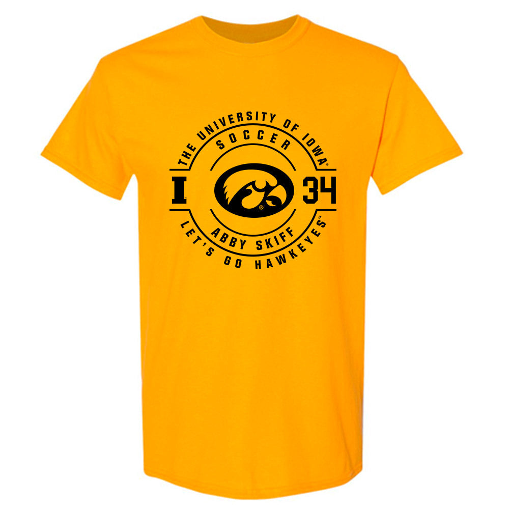 Iowa - NCAA Women's Soccer : Abby Skiff - Classic Fashion Shersey T-Shirt-0