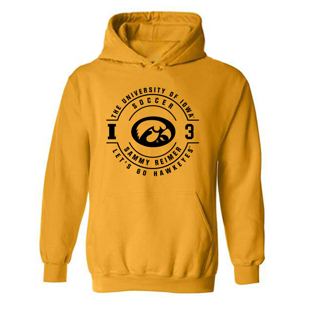 Iowa - NCAA Women's Soccer : Sammy Reimer - Classic Fashion Shersey Hooded Sweatshirt-0